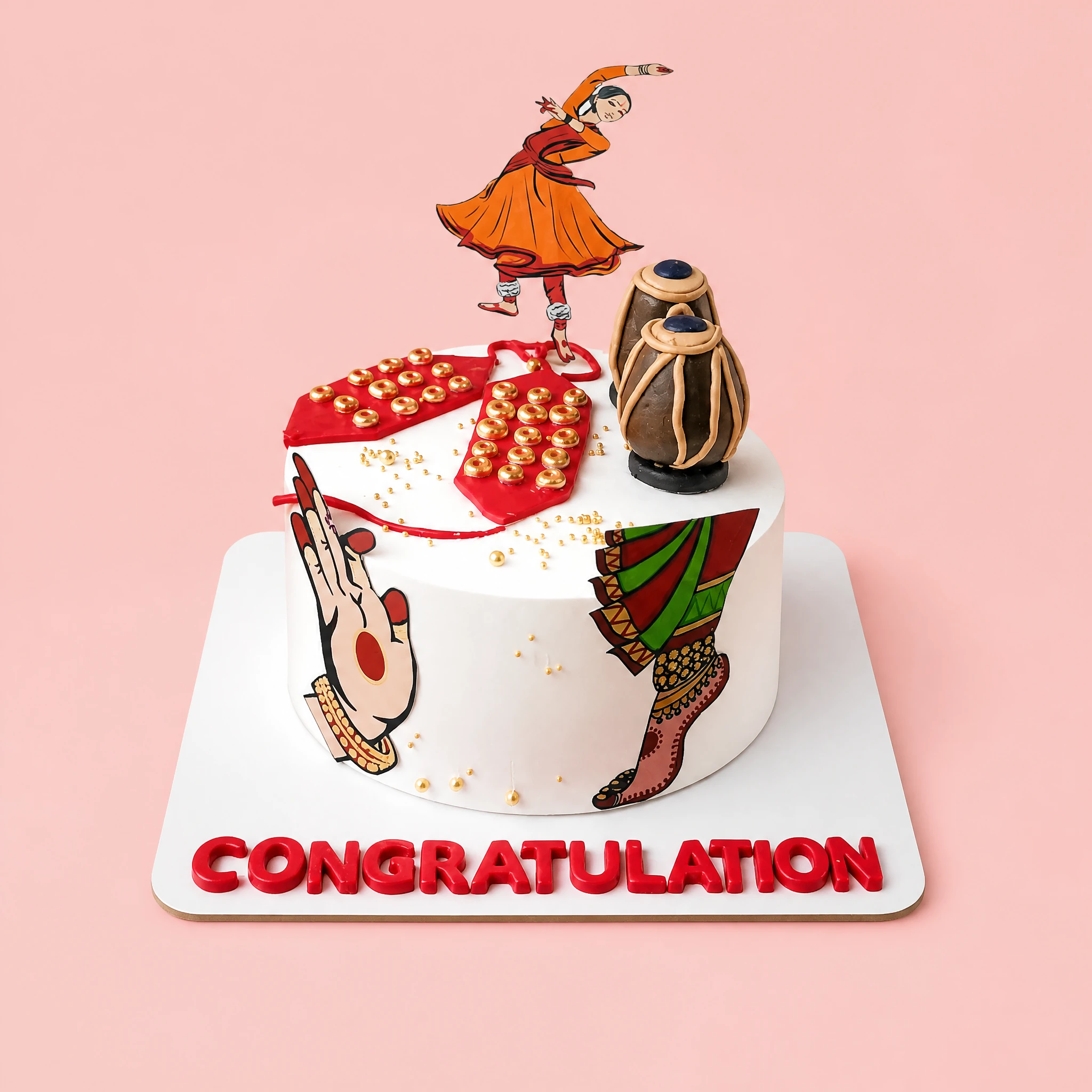 Indian Dance Cake