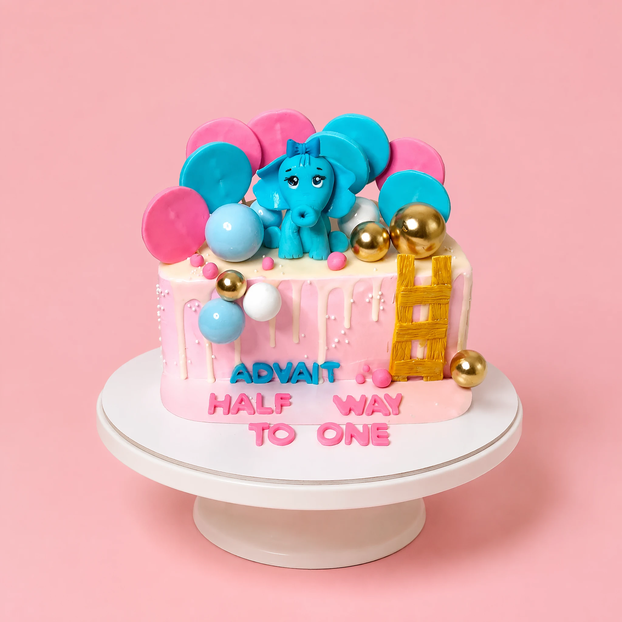 6th month cake
