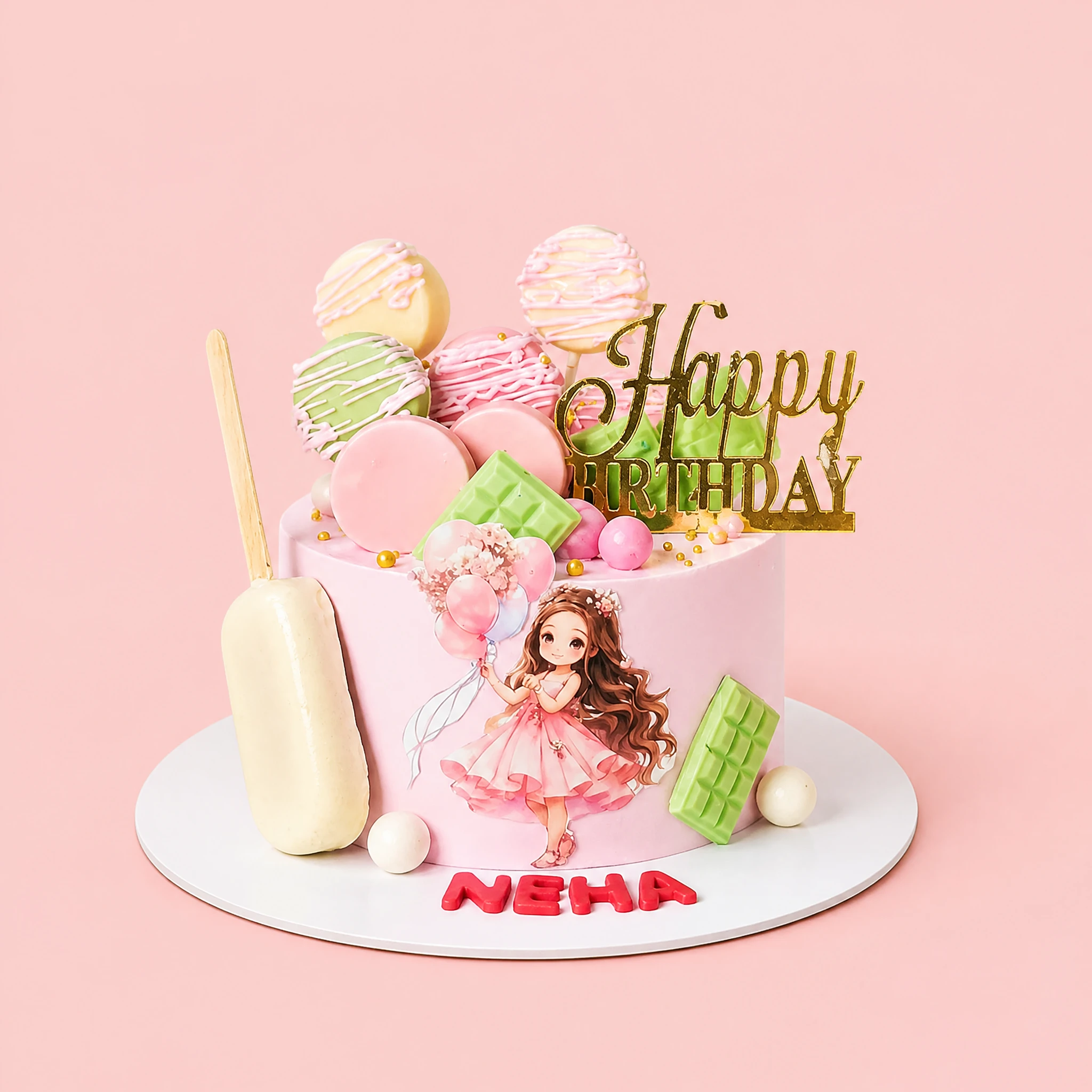 Girls Birthday Cake